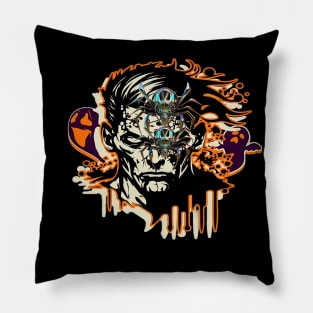 In My Defense The Moon Was Full And I Was Left Unsupervised Happy Halloween Gift Pillow