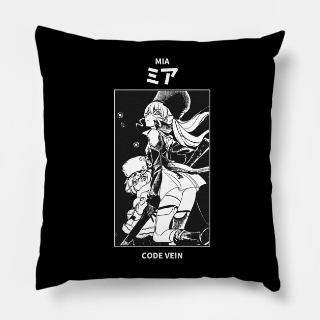 Mia Karnstein Code Vein Pillow by KMSbyZet