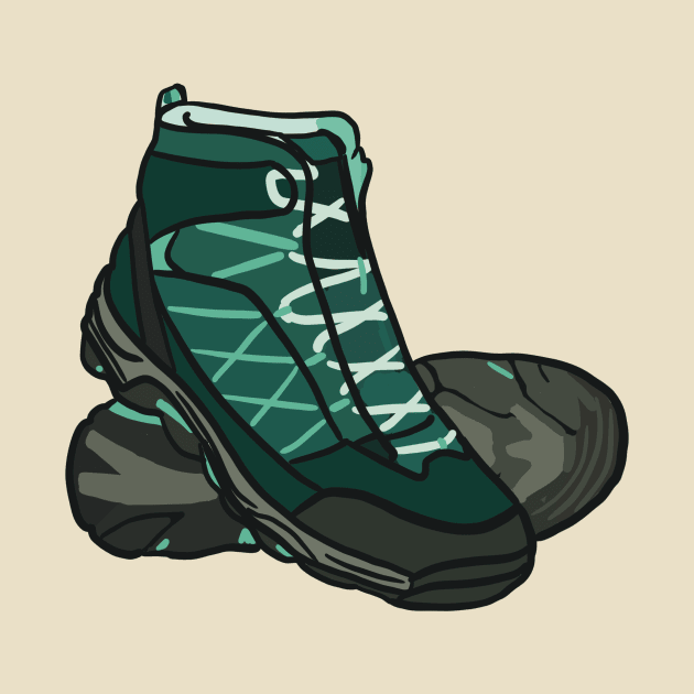 Hiking Boots by Wandering Creative