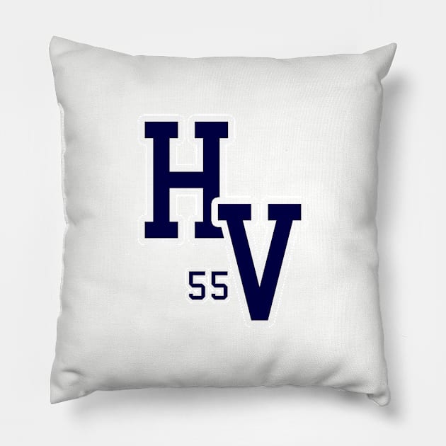 Hill Valley High School Pillow by Vandalay Industries