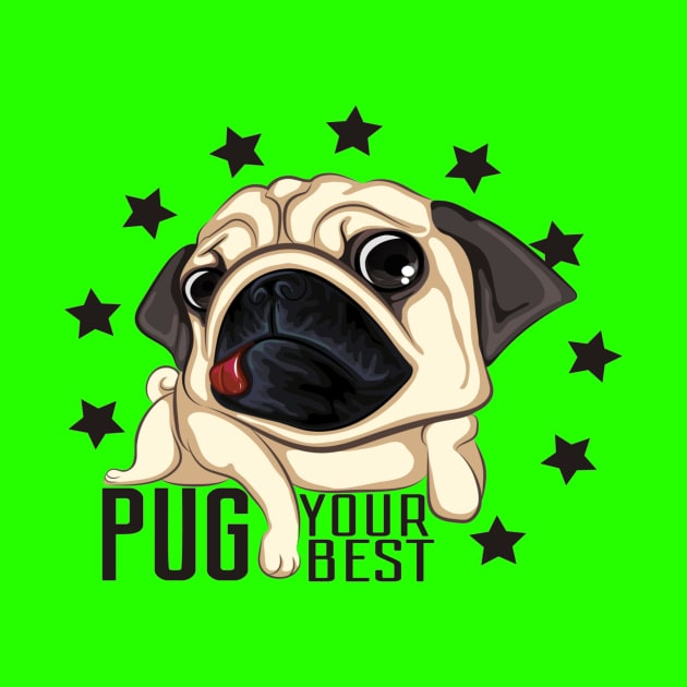 pug dog by amramna