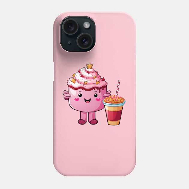 kawaii Ice cream  T-Shirt cute Candy food gilrl Phone Case by nonagobich