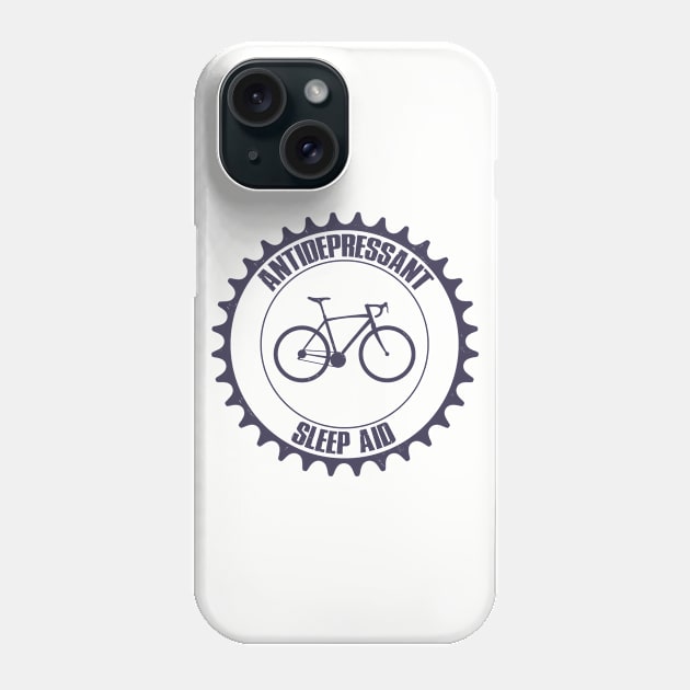 Cycling Antidepressant, Sleep Aid Phone Case by esskay1000