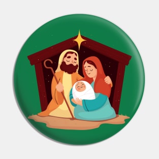 Nativity Scene Concept Pin