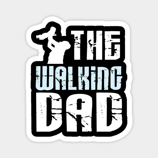 the walking dad Magnet by Darwish