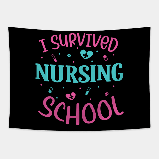 I survived nursing school Tapestry by Modern Medieval Design
