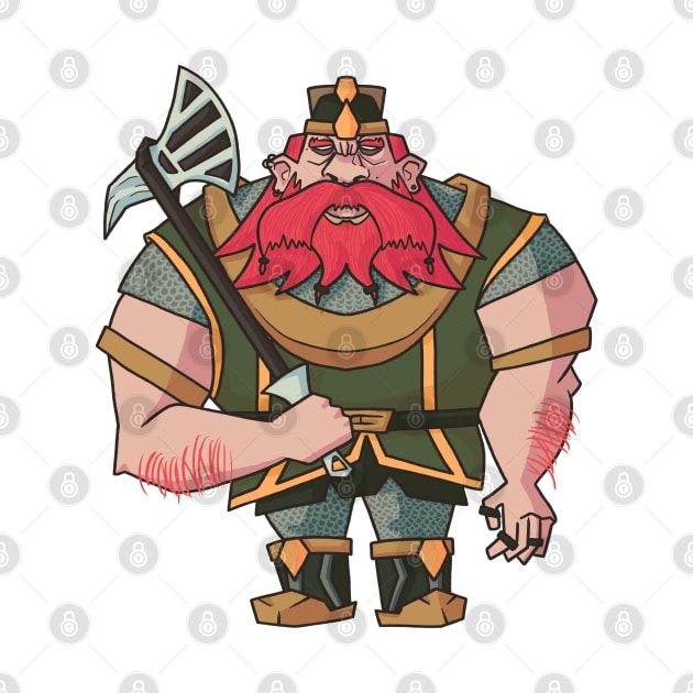 Fantasy Dwarf Warrior by RAWRstad