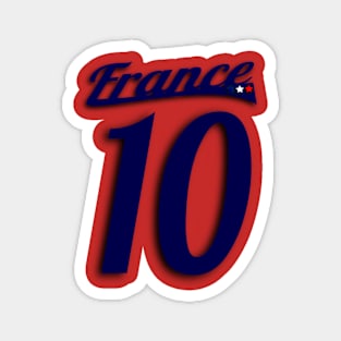 FRANCE FOOT 10 Magnet