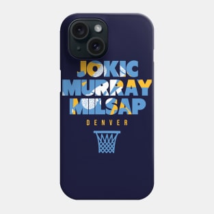 Denver Basketball Trio Phone Case