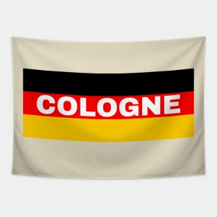 Cologne City in German Flag Tapestry