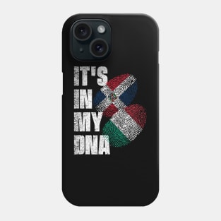 Italian And Dominican Mix DNA Flag Heritage Phone Case