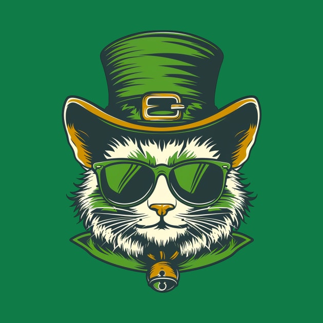 Leprecat Leprechaun Cat St. Patrick's Day by Wintrly