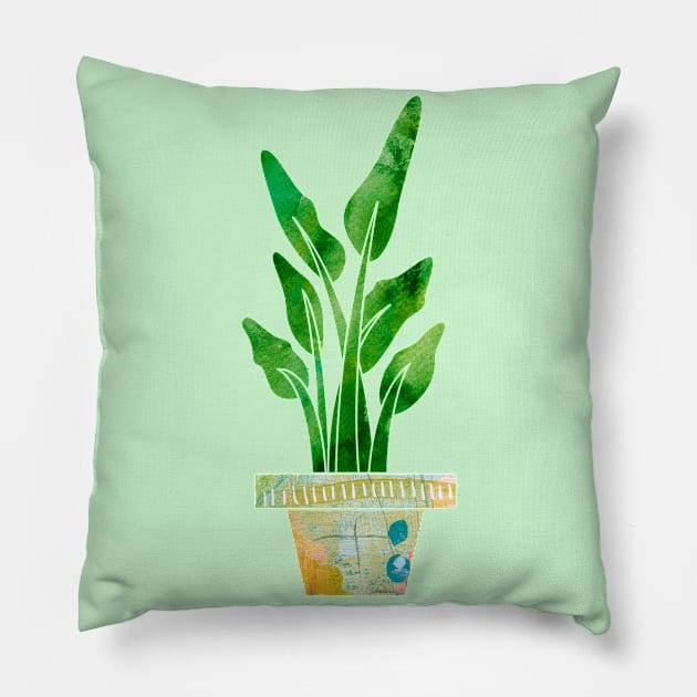 Gardening Art Pillow by Usea Studio