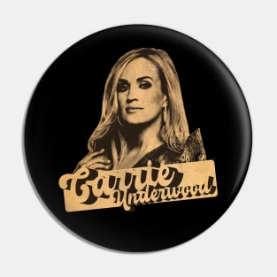 Nyindirprojek Carrie Underwood vintage retro Pin