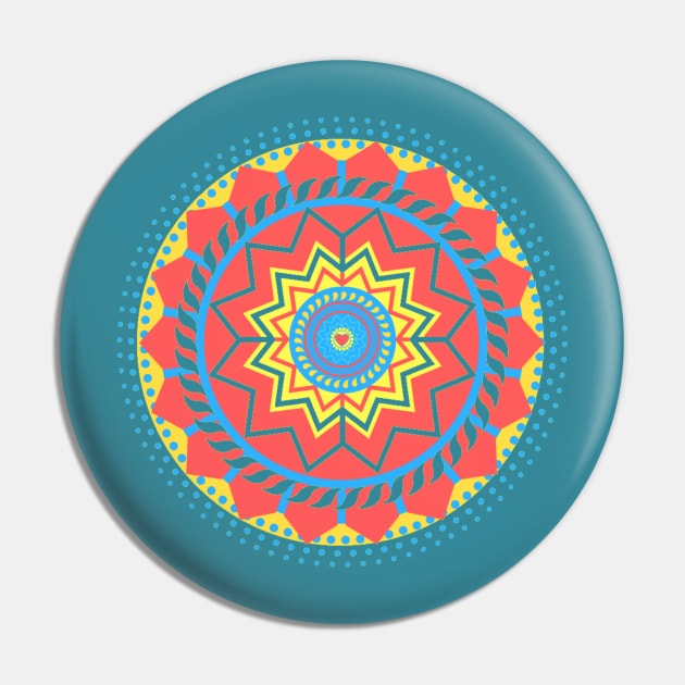 Joy-Play-Creativity Shine Through Version Pin by kaleidoscopeallie