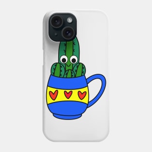 Cute Cactus Design #247: Small Cacti Bunch In A Hearty Mug Phone Case