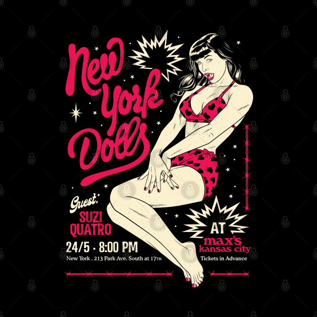 New York Dolls Band by ecohn artof