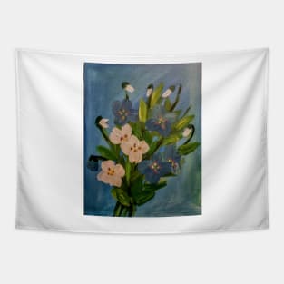 abstract flowers and plants Tapestry