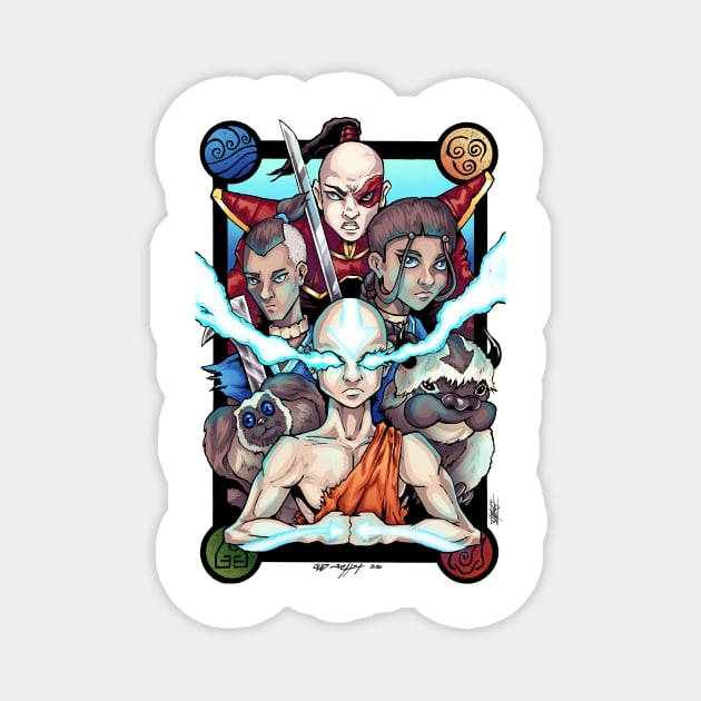 Airbender Magnet by ArtofOldSchool