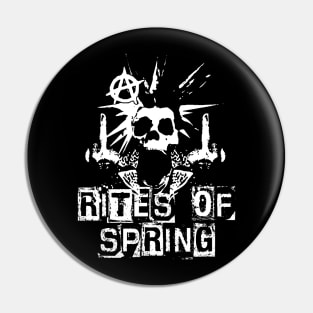 rites skeleton punk Pin