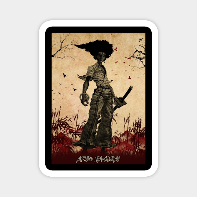 Afro Samurai Magnet by lazymost