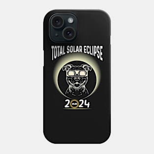 Solar Eclipse 2024 Shirt Total Eclipse April 8th 2024 Dog Phone Case