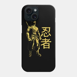 Ninja Warrior Abstract Japanese Art of a Mercenary from Feudal Japan Phone Case