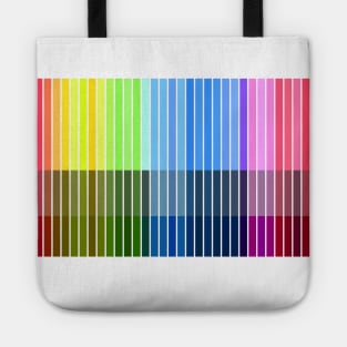 Colour Lines Vertical Tote