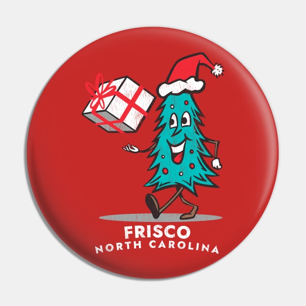 Frisco, NC Vacationing Christmas Tree Pin by Contentarama