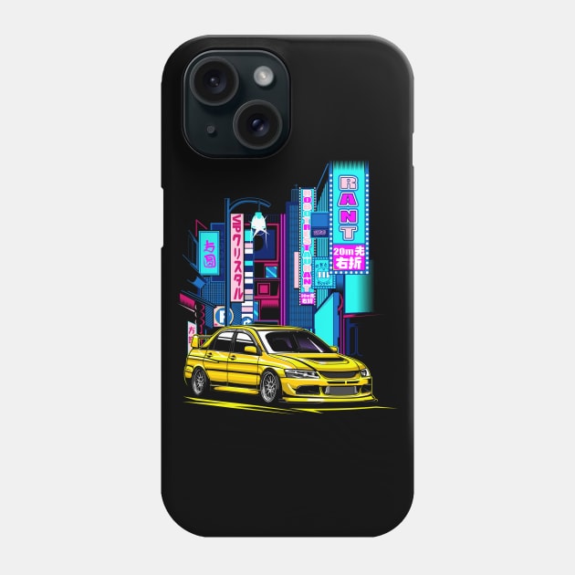 Mitsubishi Lancer Evolution Phone Case by JDMAPEX