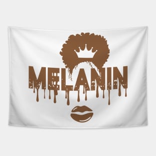 proud black women melanin afro african american women Tapestry