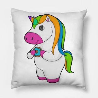 Unicorn Donut Pillow