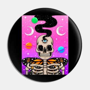 Skull fairy Pin