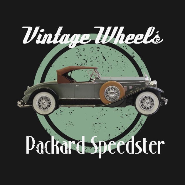 Vintage Wheels - Packard Speedster by DaJellah