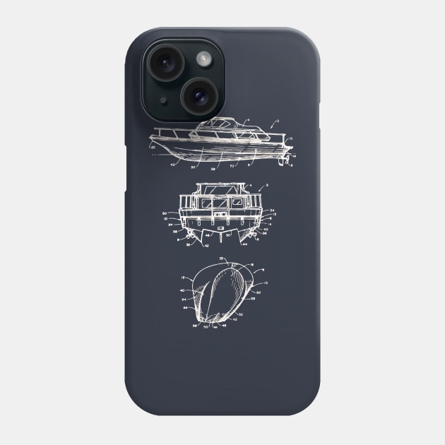 Power Boat Phone Case by Lamink