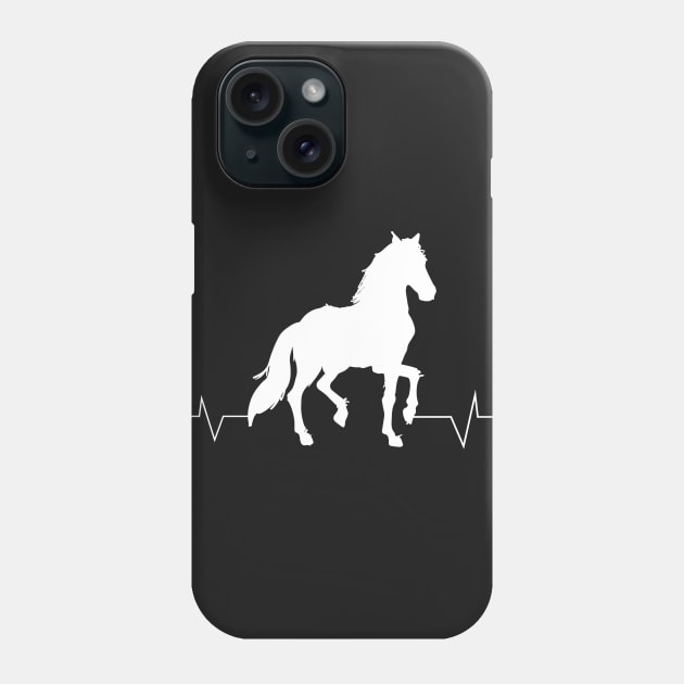 Horse Heartbeat Phone Case by captainmood