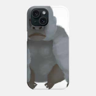 Cute Gorilla Drawing Phone Case