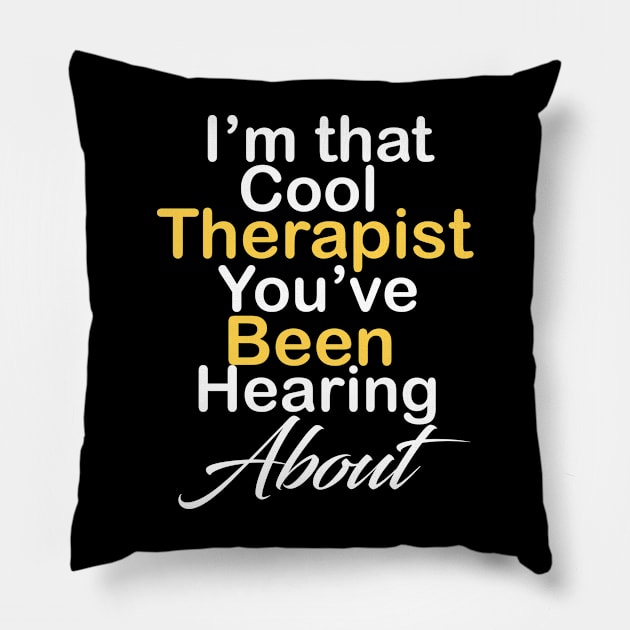 Therapist Pillow by Bite