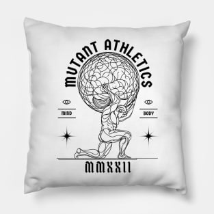 Mutant Athletics Atlas White Pillow