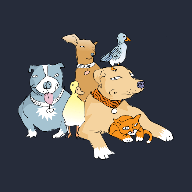 pet club by vectormutt