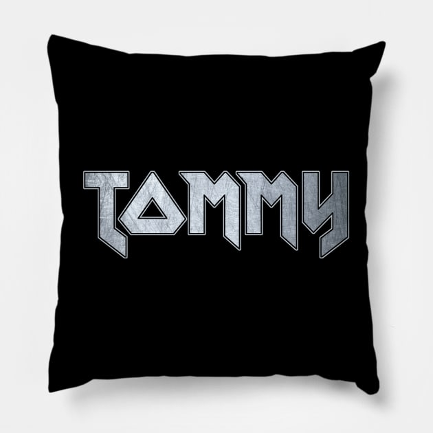 Heavy metal Tommy Pillow by KubikoBakhar