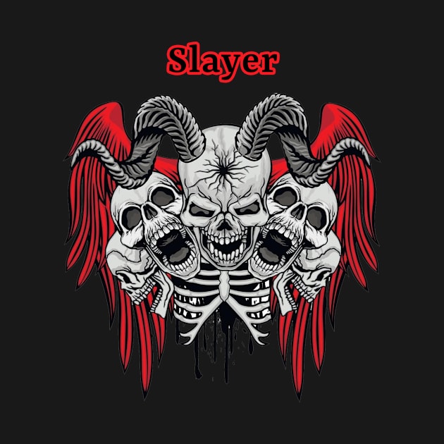 Five Skulls and Wings Slayer by Ohaiyou