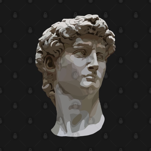 David of Michelangelo Colorblock Head by ReverieCompany