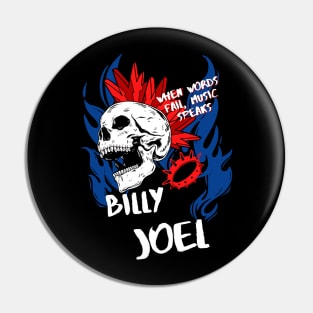 billy joel ll music speaks Pin