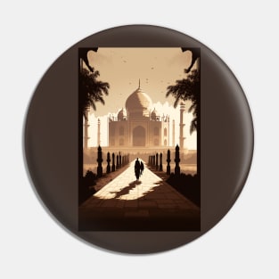 The Taj Mahal at Sunset Pin