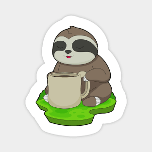 Sloth Cup Coffee Magnet
