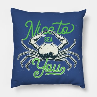 Nice To Sea You - Saying Pun Pillow