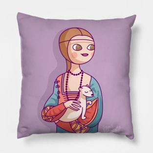 Lady with an Ermine Pillow