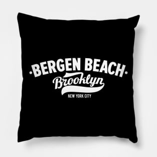Bergen Beach Logo - Brooklyn, NY Apparel Pillow