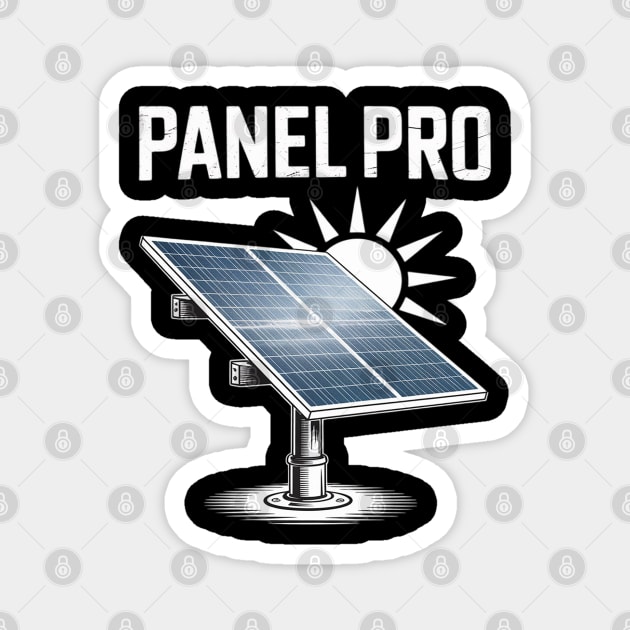 Solar Energy PANEL PRO Sun Power Funny Solar Magnet by Ink Lines